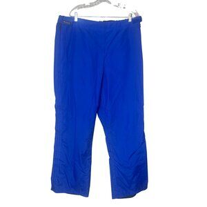 Columbia Sportswear Waterproof Ski Pants Side Zippers Blue Size XL